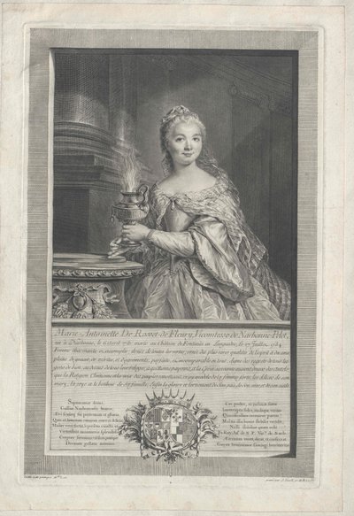 Marie Diane Antoinette de Rosset de Rocozel de Fleury alkotó: Artist Unknown