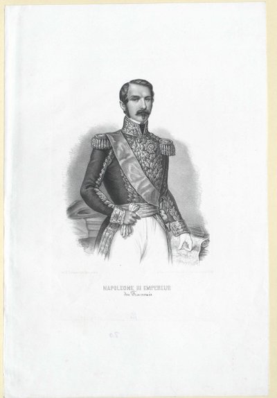 III. Napóleon francia császár, alkotó: Artist Unknown
