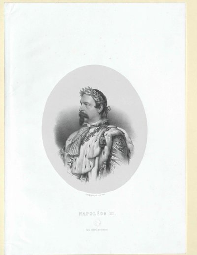 III. Napóleon francia császár, alkotó: Artist Unknown