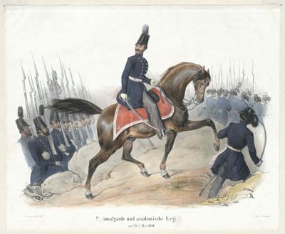 Nemzeti Gárda és kollégiumi légió 1848. május 26-án alkotó: Artist Unknown