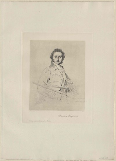 Niccolo Paganini alkotó: Artist Unknown