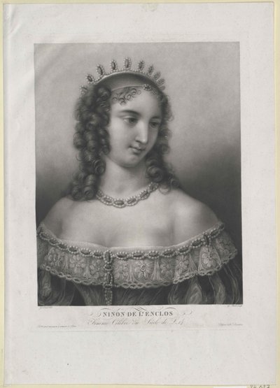 Ninon de Lenclos alkotó: Artist Unknown