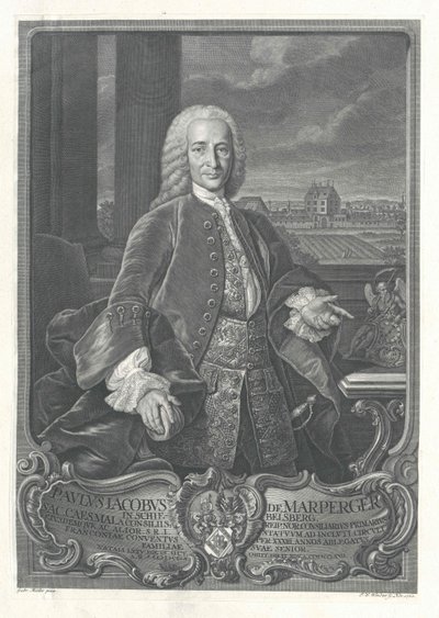 Paul Jakob von Marperger alkotó: Artist Unknown