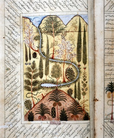 Perzsa kert (miniatűr) alkotó: Artist Unknown