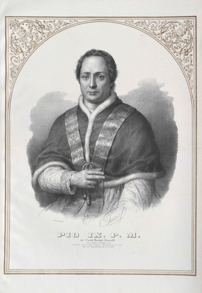 IX. Pius pápa alkotó: Artist Unknown