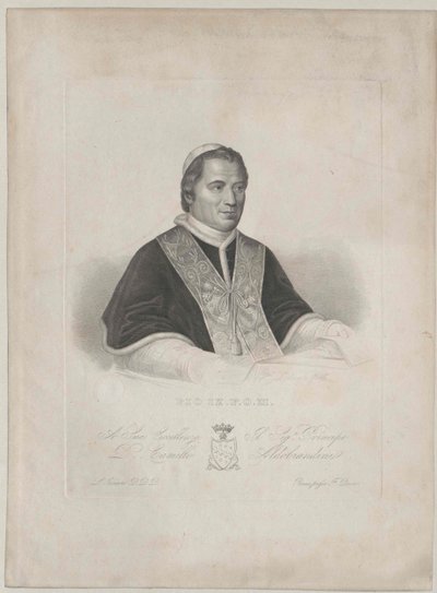IX. Pius pápa alkotó: Artist Unknown