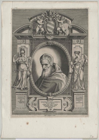 V. Pius pápa alkotó: Artist Unknown