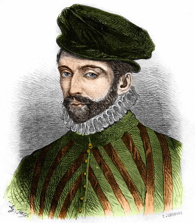 Portré Nicolas de Neufville, Villeroi seigneur, francia államférfi. alkotó: Artist Unknown