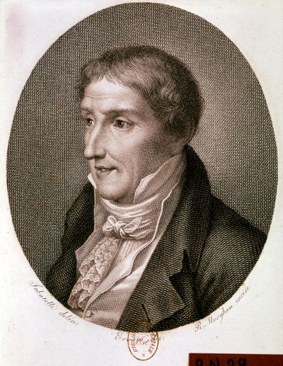 Alessandro Volta portréja (metszet) alkotó: Artist Unknown