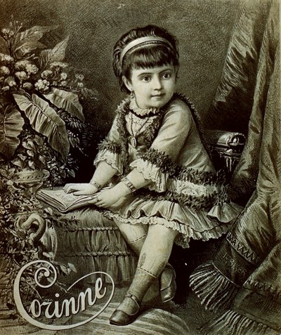 Corinne, egy gyermekszínész portréja alkotó: Artist Unknown
