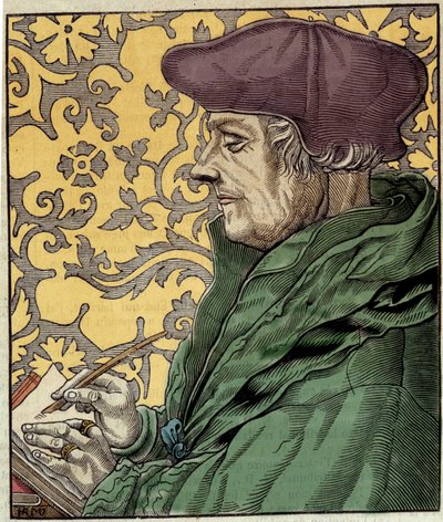 Didier Erasme (Rotterdami Erasmus) (1469 - 1536) holland humanista portréja. alkotó: Artist Unknown