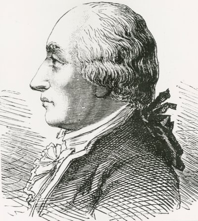 Jacques Charles portréja (nyomtatás) alkotó: Artist Unknown