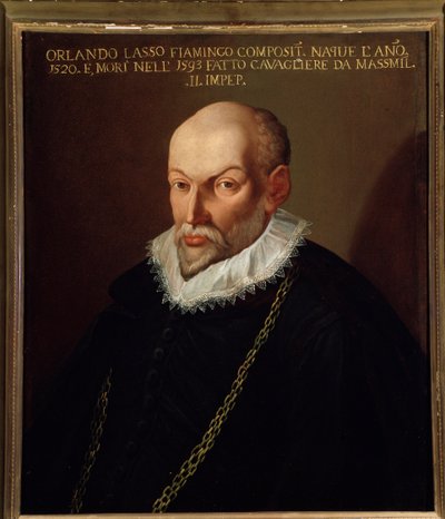 Orlando di Lasso portréja (festmény) alkotó: Artist Unknown