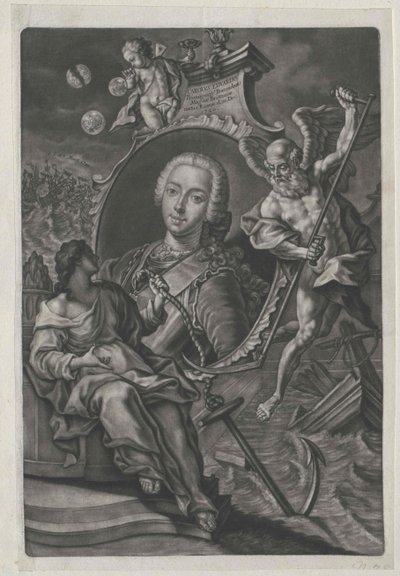 Karl Eduard angol herceg (nyomtatás) alkotó: Artist Unknown