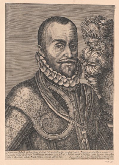 I. Vilmos orániai herceg (nyomtatás) alkotó: Artist Unknown