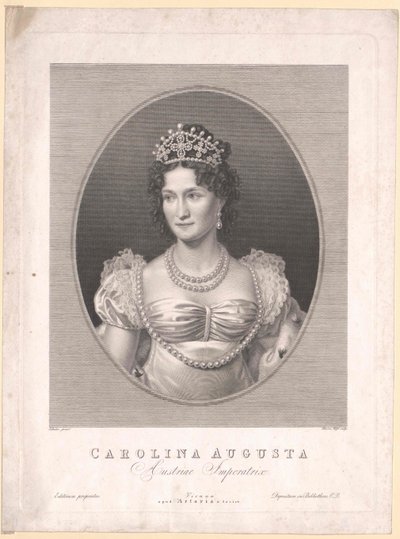 Bajorország hercegnője (1792-1873) Caroline alkotó: Artist Unknown