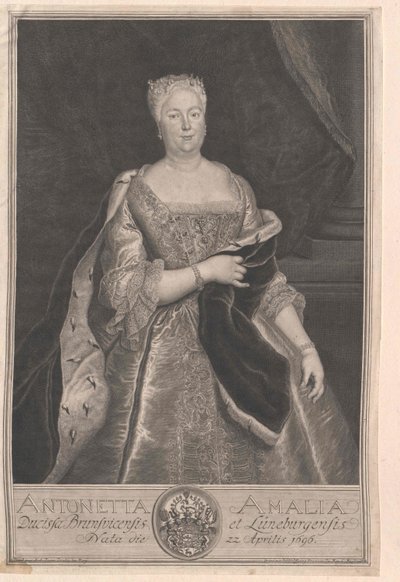 Brunswick-Wolfenbuettel Antoinette Amalie braunschweigi hercegnő alkotó: Artist Unknown