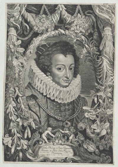 Erzsébet francia hercegnő (nyomtatás) alkotó: Artist Unknown