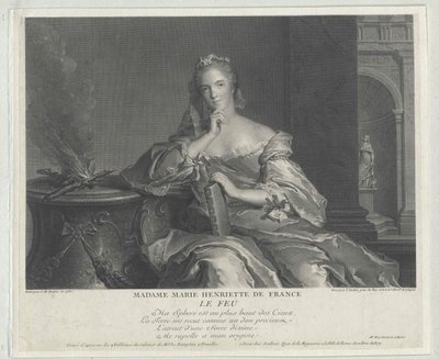 Marie Henriette francia hercegnő alkotó: Artist Unknown