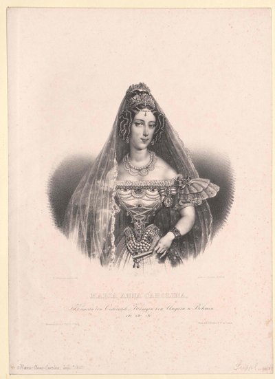 Mária Anna savoyai-szardíniai hercegnő alkotó: Artist Unknown