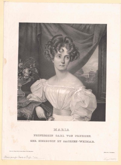 Eisenach Mária szász-weimari hercegnő Eisenach Mária alkotó: Artist Unknown
