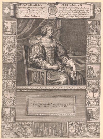 Maria de "Medici toszkánai hercegnő alkotó: Artist Unknown
