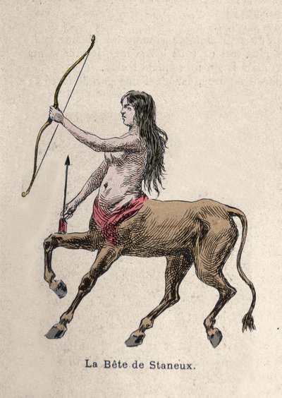 A Staneux Bete ábrázolása Illusztráció alkotó: Artist Unknown