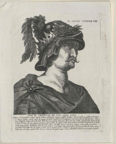Otho római császár (nyomtatás) alkotó: Artist Unknown