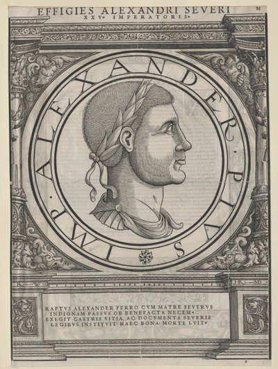 Severus Alexander római császár alkotó: Artist Unknown