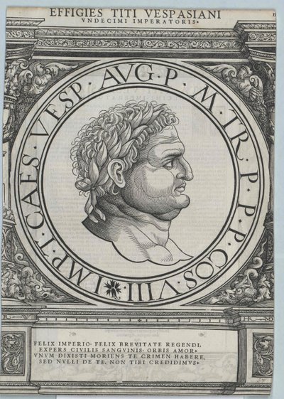 Titus római császár alkotó: Artist Unknown