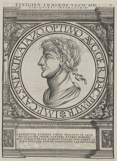 Traianus római császár alkotó: Artist Unknown