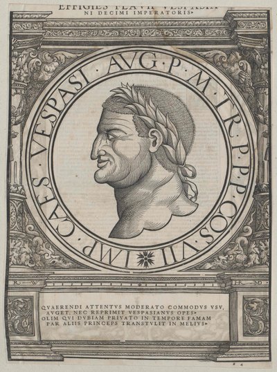 Vespasianus római császár alkotó: Artist Unknown