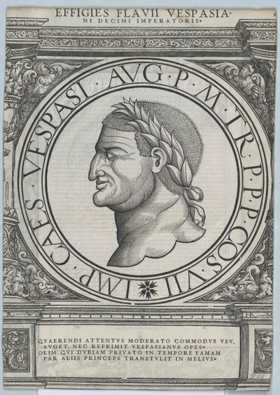 Vespasianus római császár alkotó: Artist Unknown