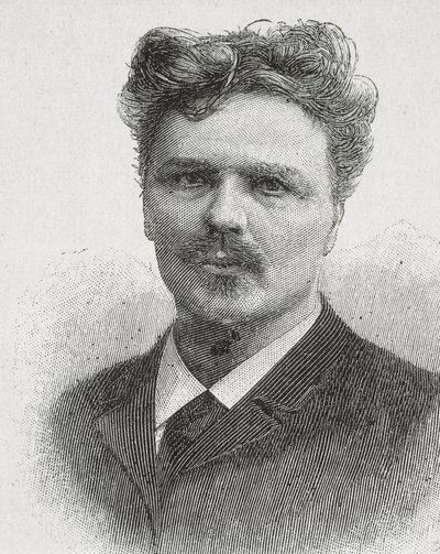 STRINDBERG, August (1849-1912). August Strindberg portréja. Metszet. alkotó: Artist Unknown