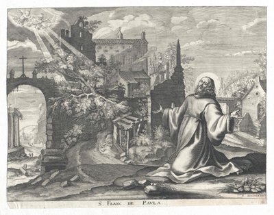 Paulai Szent Ferenc alkotó: Artist Unknown