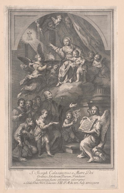 Calasanz-i Szent József alkotó: Artist Unknown