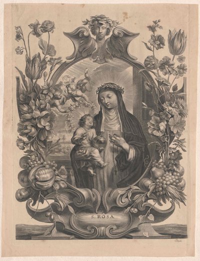 Límai Szent Rózsa alkotó: Artist Unknown