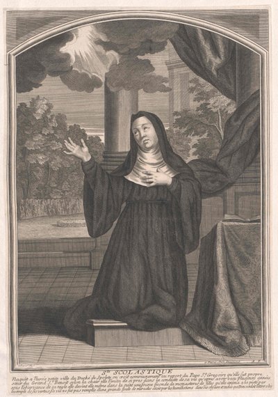 Saint Scholastica alkotó: Artist Unknown