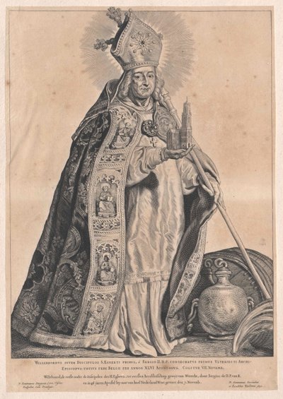 Szent Willibrord alkotó: Artist Unknown
