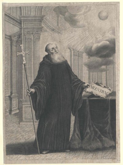 Nursiai Szent Benedek alkotó: Artist Unknown
