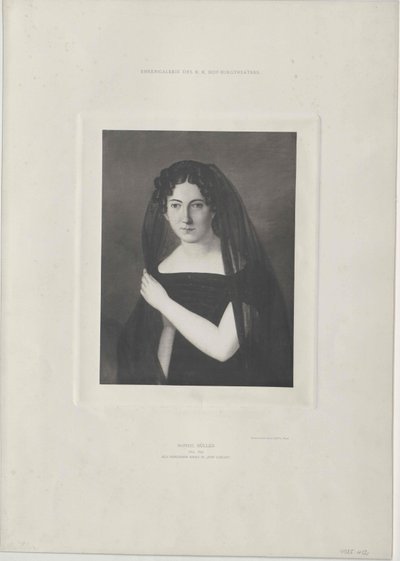 Sophie Mueller (nyomtatás) alkotó: Artist Unknown