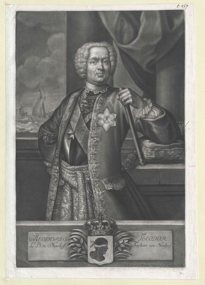 Theodor báró Neuhof alkotó: Artist Unknown
