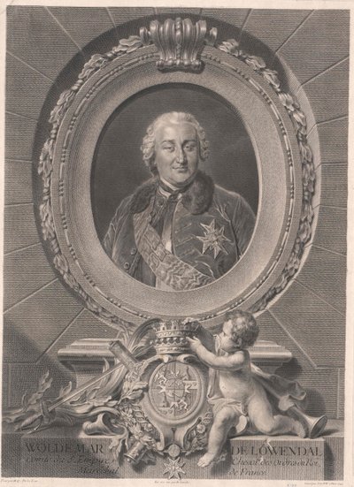 Valdemar gróf Loewendal (nyomtatás) alkotó: Artist Unknown