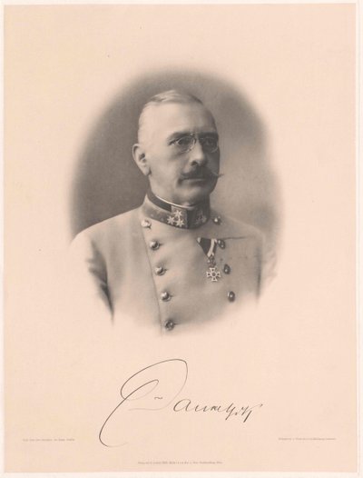 Viktor gróf Dankl von Krasnik (nyomtatás) alkotó: Artist Unknown