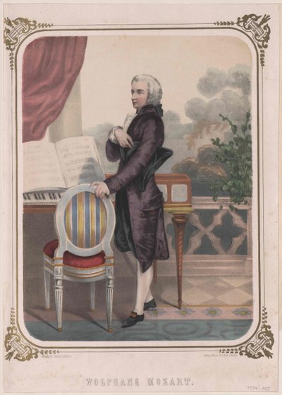 Wolfgang Amadeus Mozart alkotó: Artist Unknown
