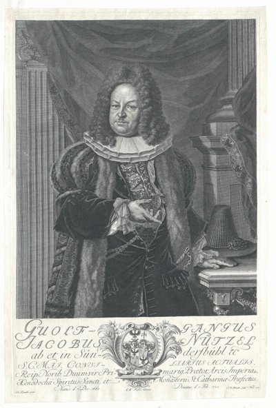 Wolfgang Jacob Nuetzel von Suendersbuehl alkotó: Artist Unknown