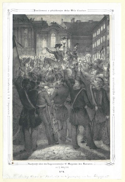 Szó az engedményen keresztül Uram felség a császár 1848. május 15-én alkotó: Artist Unknown