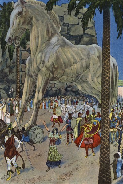 A trójai faló (színes litó) alkotó: Artus Scheiner