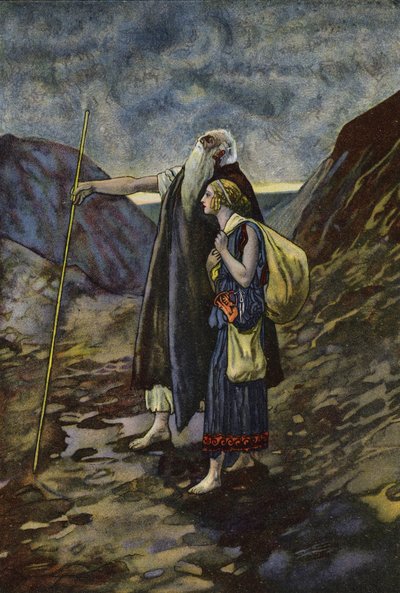A vak Oidipuszt lánya, Antigoné vezeti alkotó: Artus Scheiner