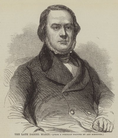 A néhai Daniel Manin alkotó: Ary Scheffer
